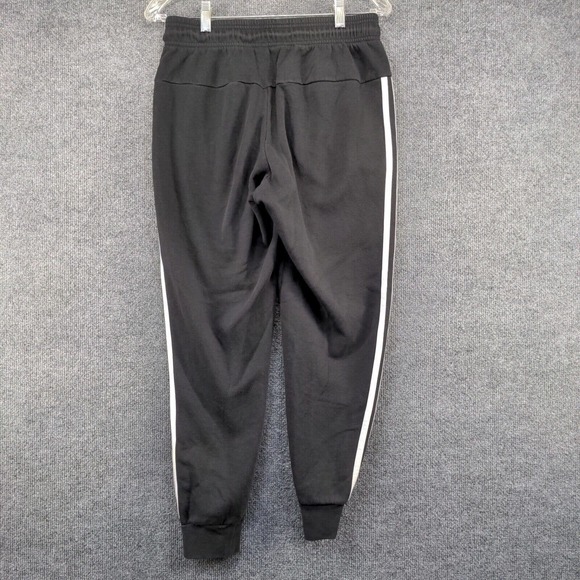 Adidas Men's Jogger Pants Black Small Drawstring Waistband Tapered Leg - Picture 2 of 13